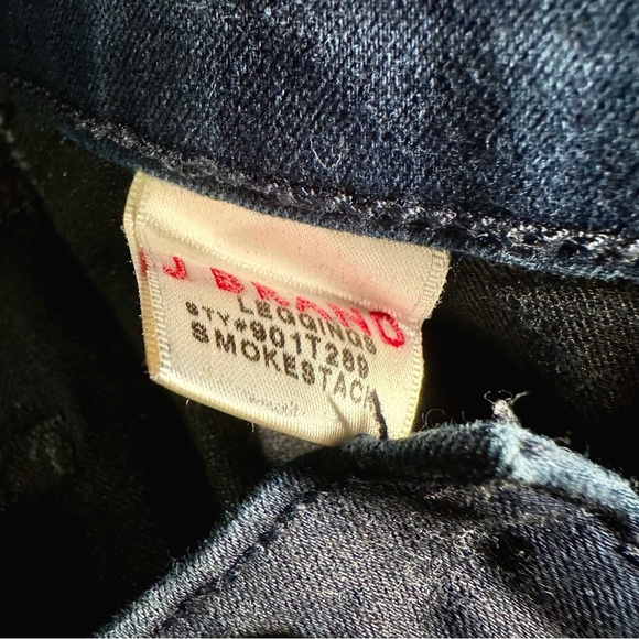 J Brand Waxed & Coated Denim Legging in “Smokestack” Size 27 - Picture 7 of 13